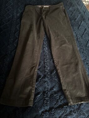 Sonoma Khaki and black flex wear  Straight Pants 33x32